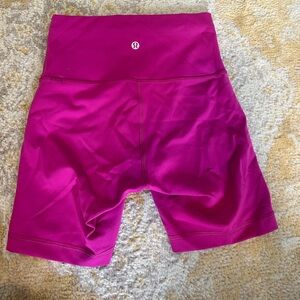 Lululemon high rise Wunder under 6 inch
